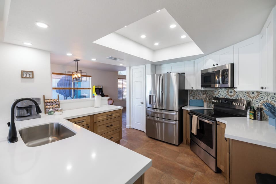 Fully equipped kitchen