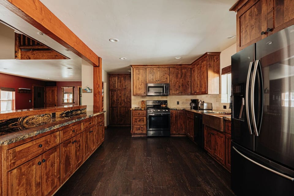 Spacious kitchen