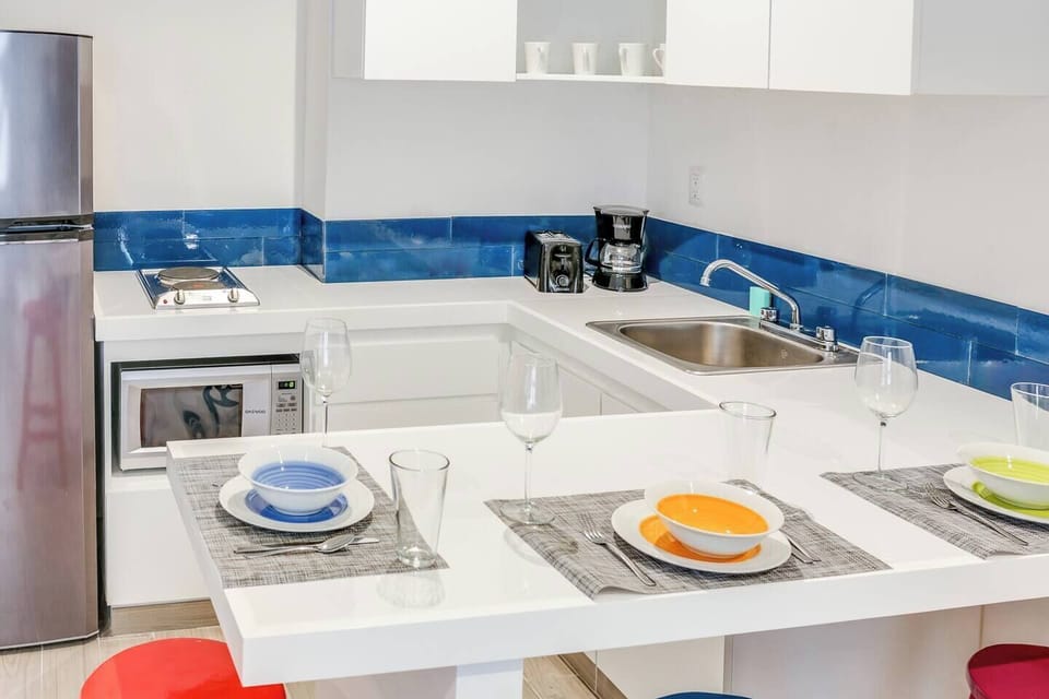 Kitchen and dining area