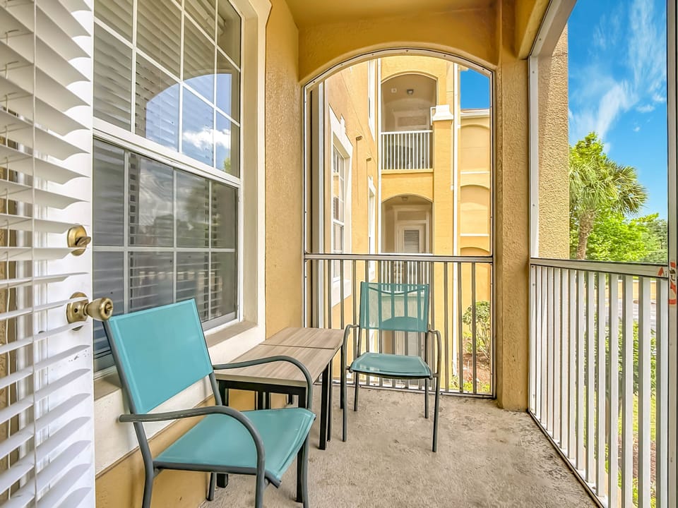 Private balcony for morning coffee or relaxing in the evening
