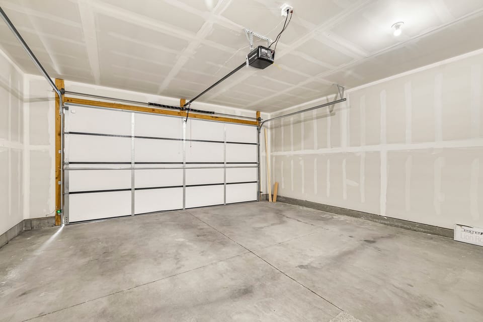 Two car garage.