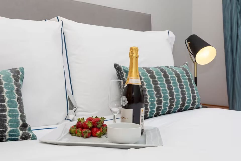 Celebrate your stay with chilled bubbles and sweet treats.