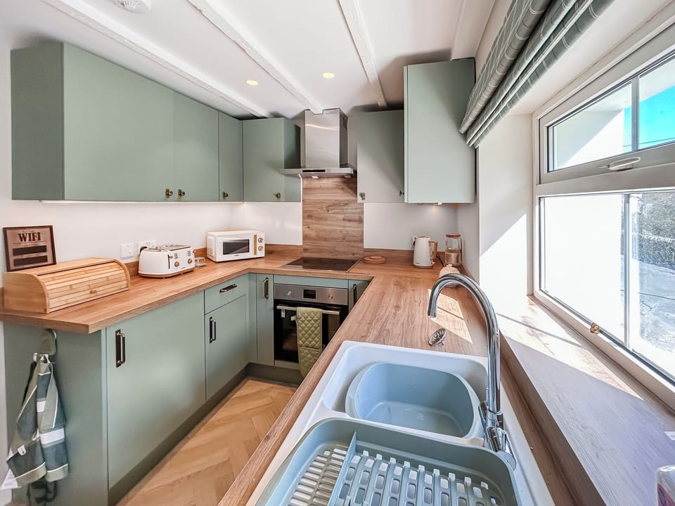 Kitchen | Riverside Cottage, Church Hill, Laxey