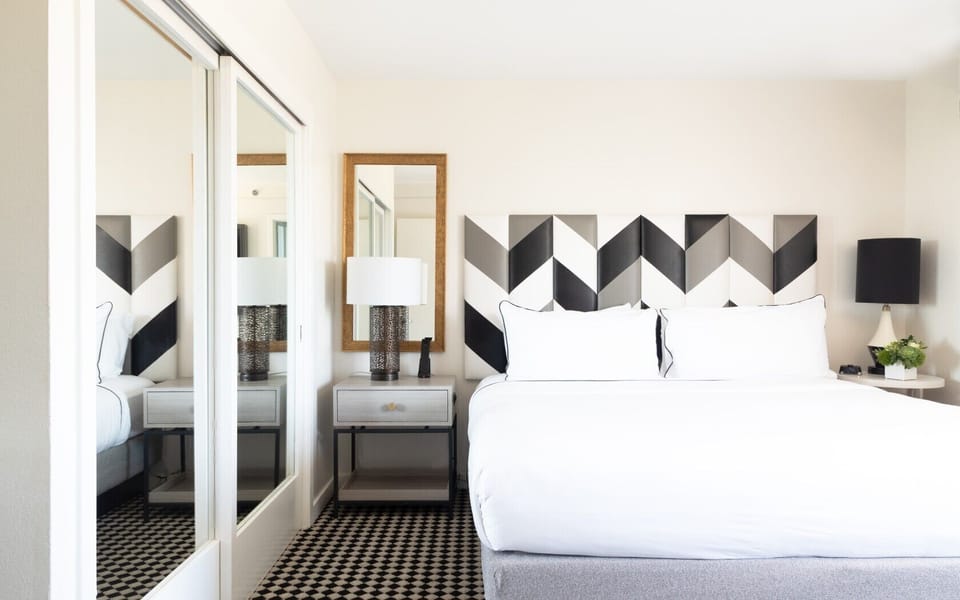 Bedroom. Interior and views may vary based on location and availability.