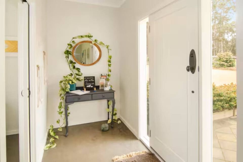 Entry to the cottage