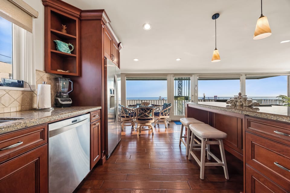 An open-concept layout perfect for gathering with family and friends.