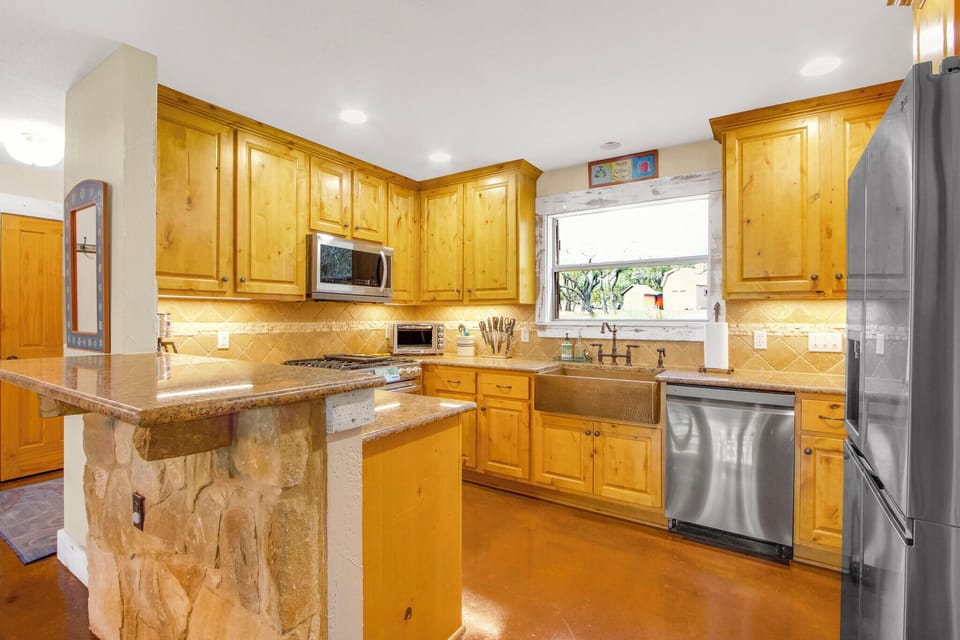 Spacious kitchen