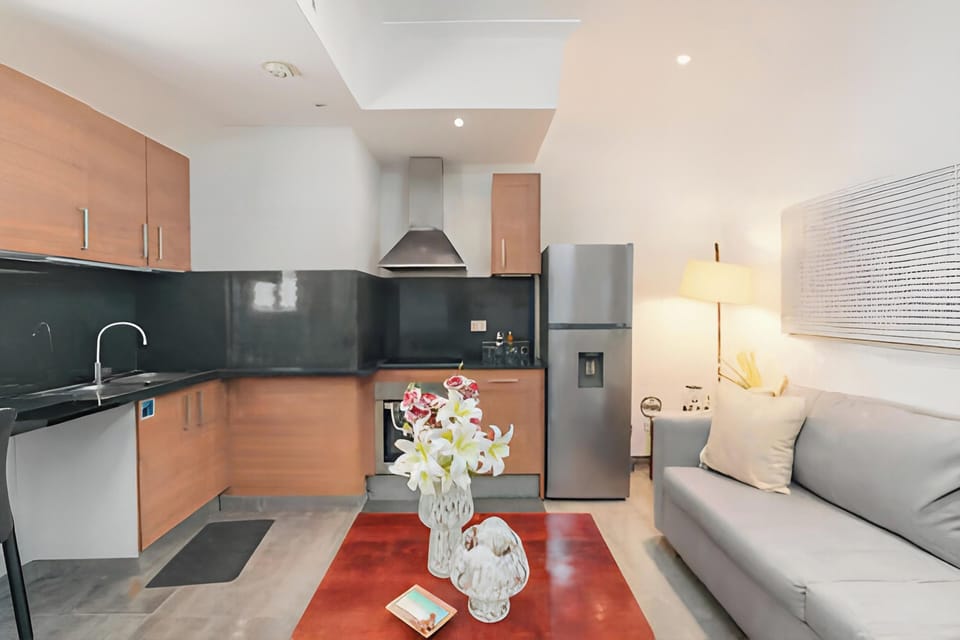 Fully furnished Living room and Kitchen
