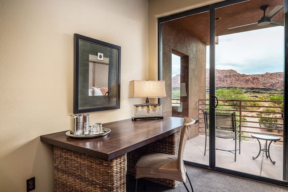 Unwind with mountain views while you sip coffee and plan.