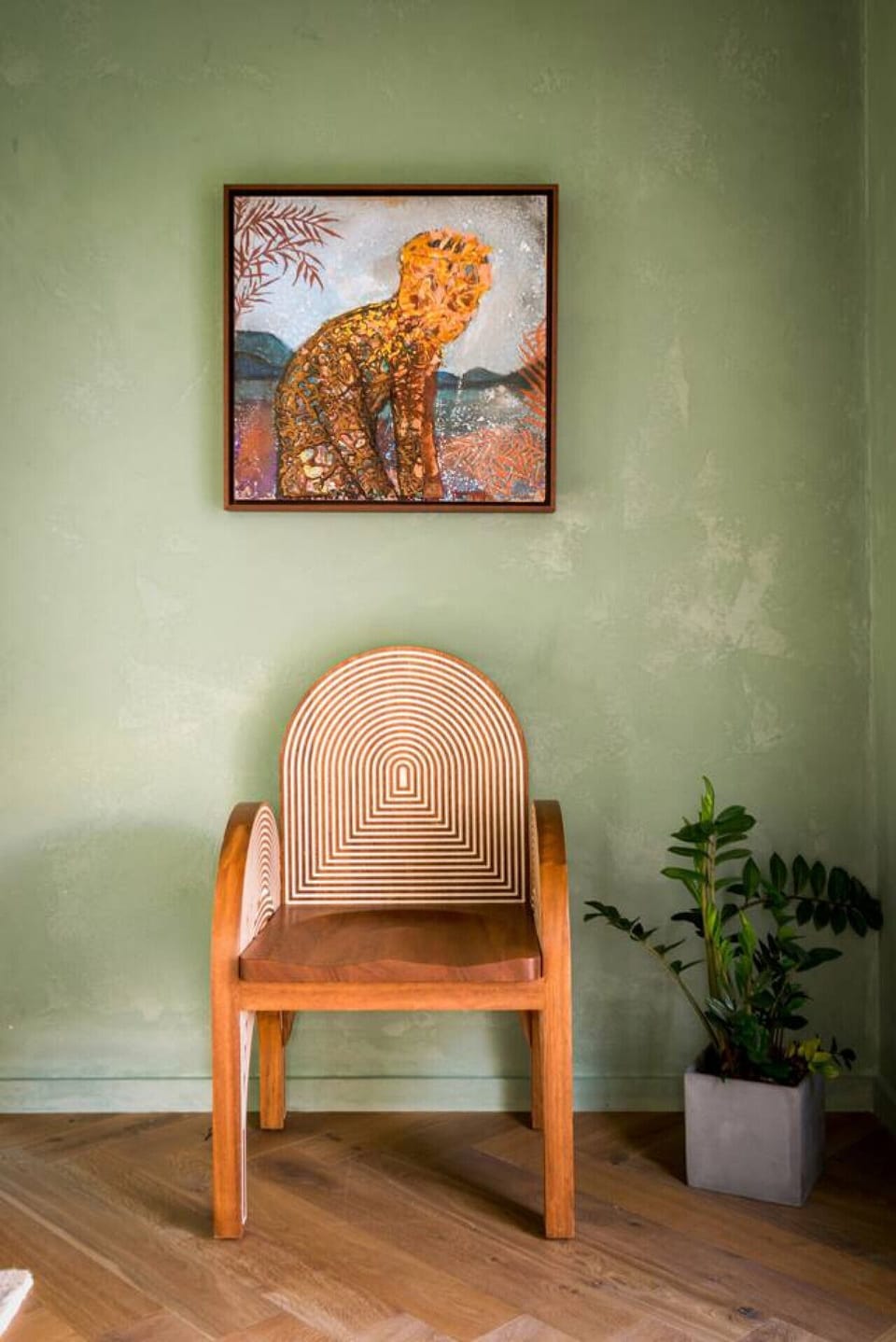 Thoughtfully styled interiors with artistic touches and character.