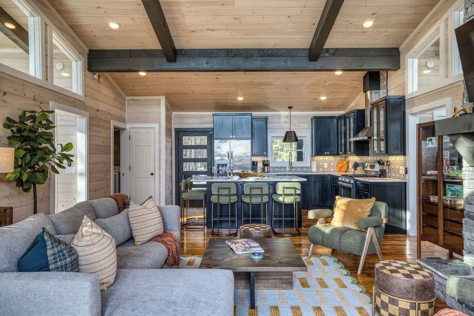 Make Yourself at Home – Our spacious living room is perfect for gathering, unwinding, and making memories.