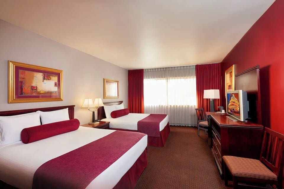 Settle in with two comfy beds for effortless group stays.