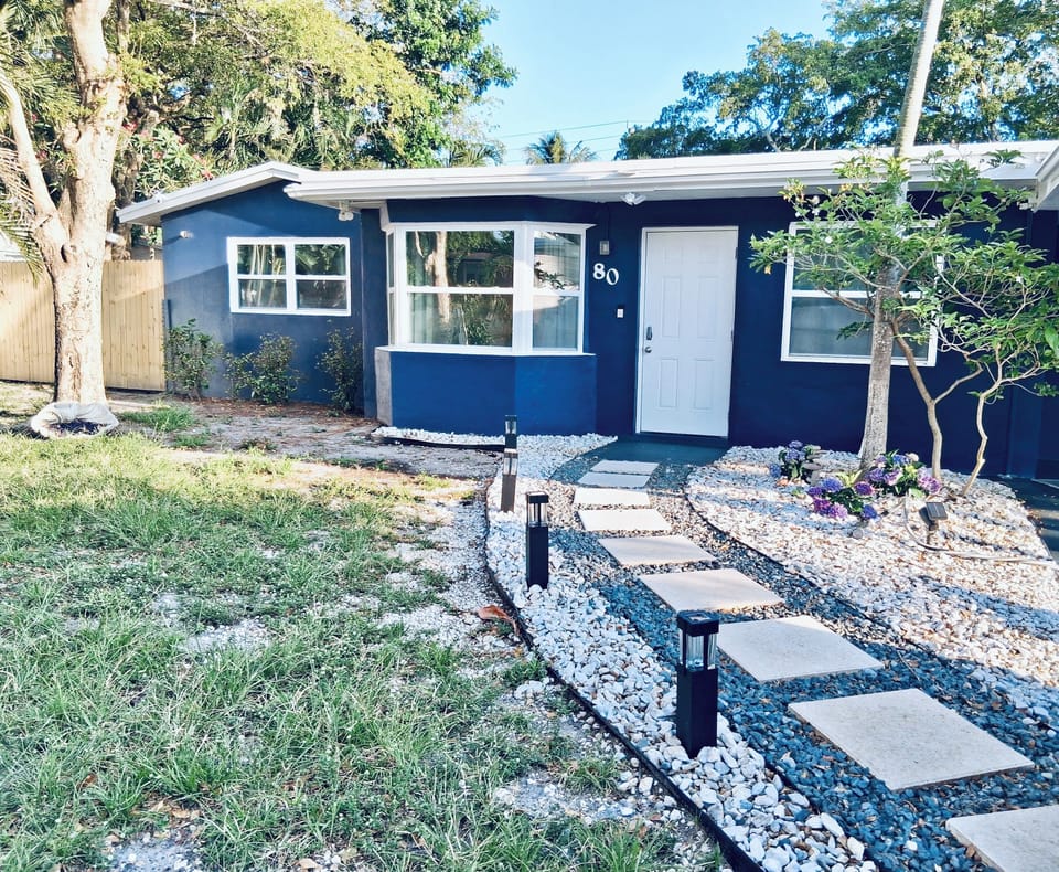 Outdoor path way front face