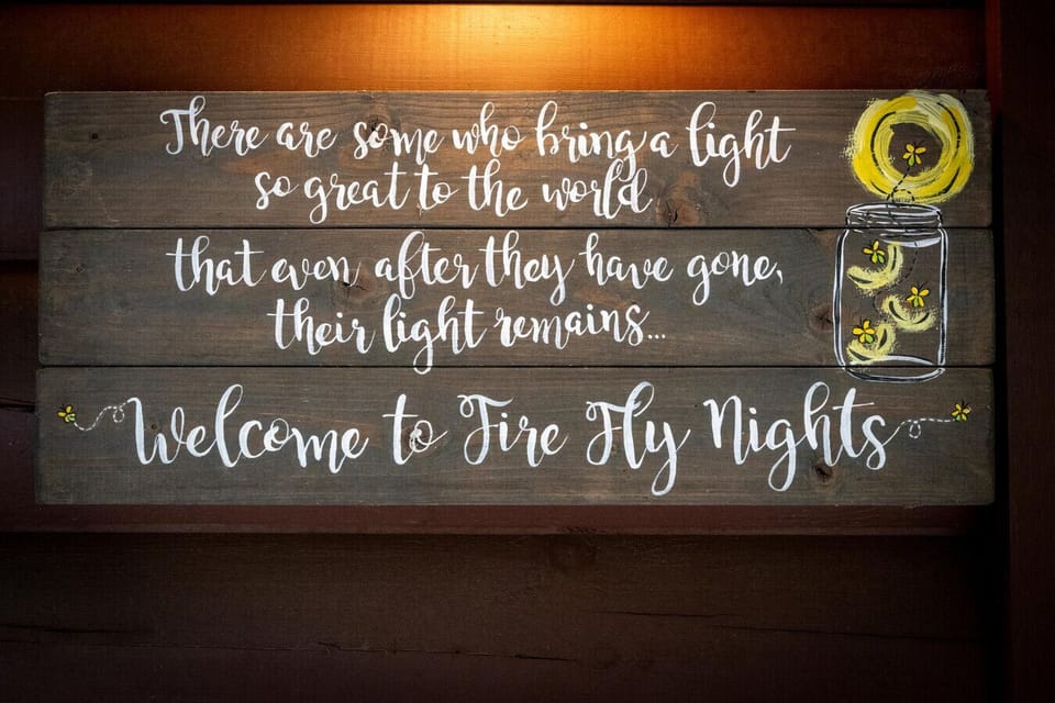 The story of Firefly Nights begins the moment you arrive. Thoughtful touches throughout the cabin create a warm, inviting atmosphere that feels less like a rental and more like your own mountain retreat.