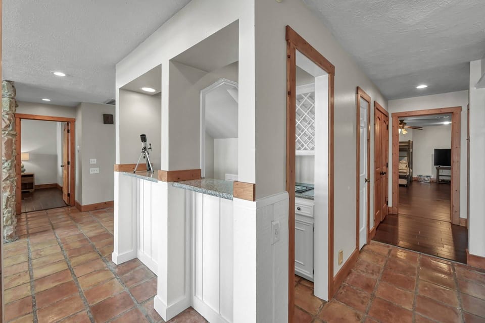 Wet bar right off the living area