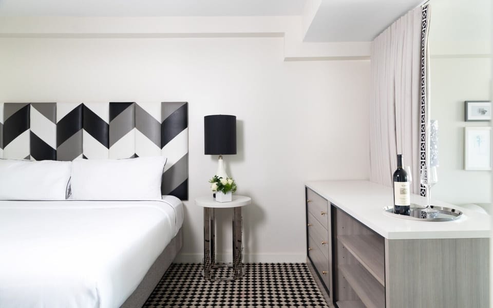 Bedroom. Interior and views may vary based on location and availability.