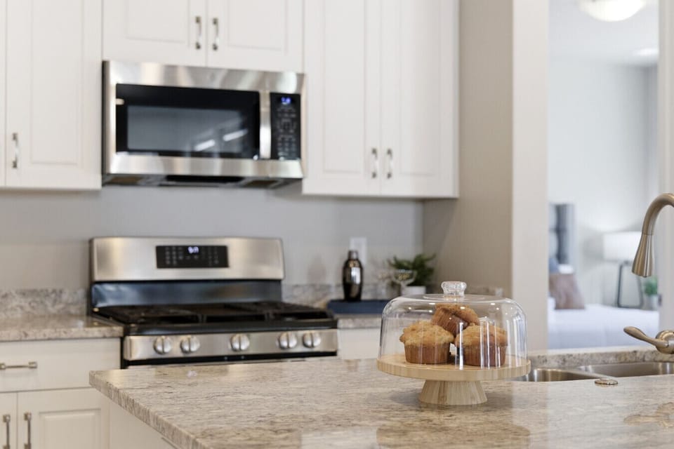 Gourmet Kitchen: Whip up your favorites amidst sleek appliances and inviting natural light!