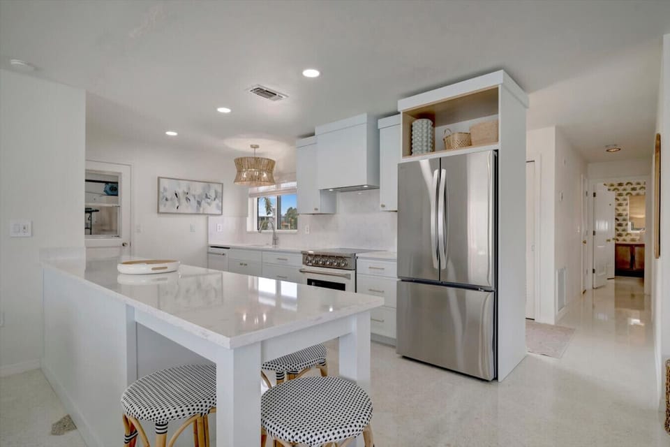 Fully stocked Open Kitchen