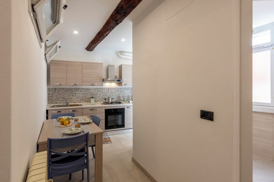 Kitchen and dining area