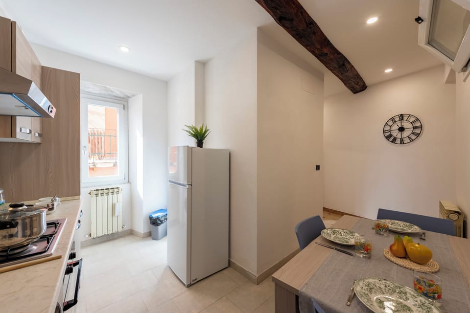 Kitchen and dining area