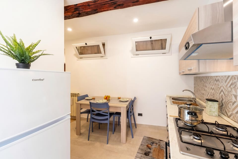 Kitchen and dining area