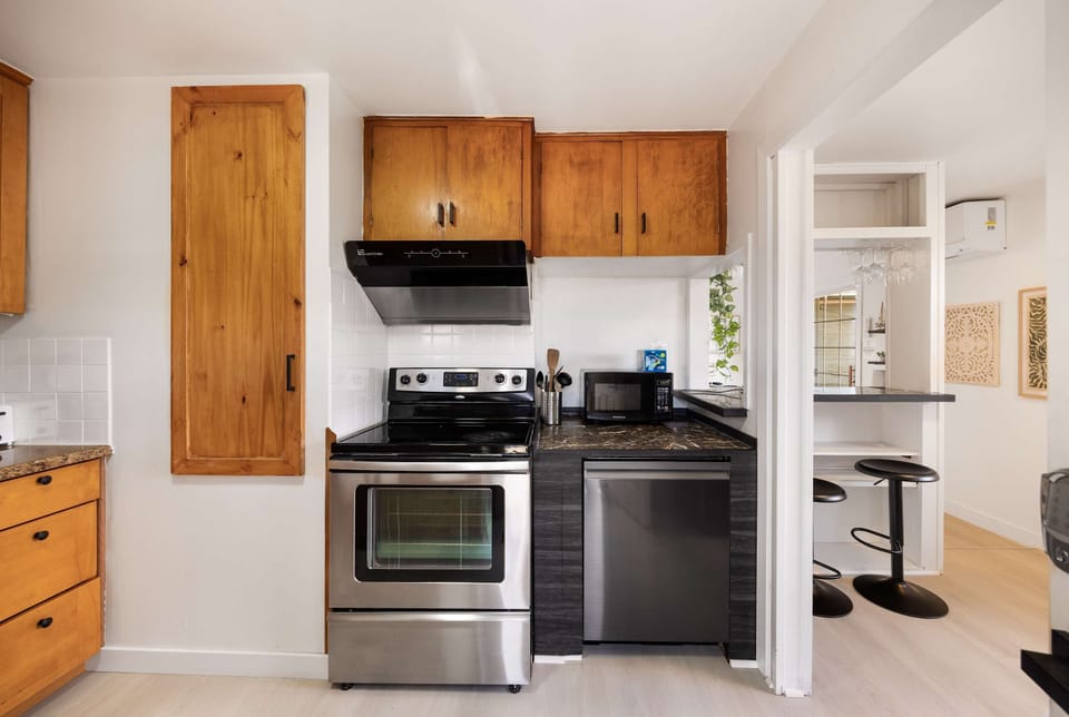 Inviting kitchen with timeless finishes and plenty of storage.