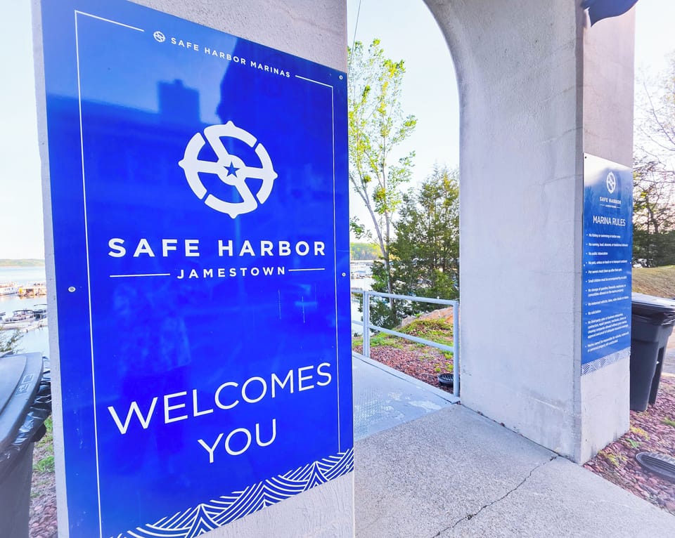 Safe Harbor Jamestown Marina is approx 4 miles from the rental