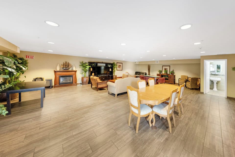 Recreation Room is available exclusively for mid-term guests (30+ night stays)
