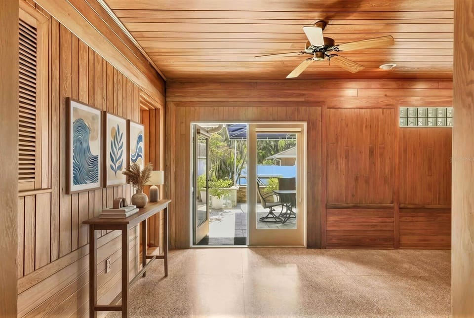 Game Room Entrance to Outside