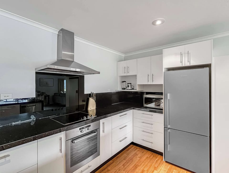 Stylish kitchen with modern appliances
