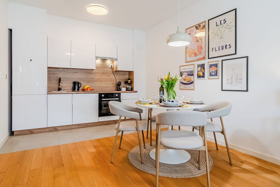 Kitchen and dining area