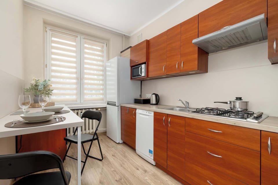 Functional kitchen with modern appliances and a bright, inviting layout.