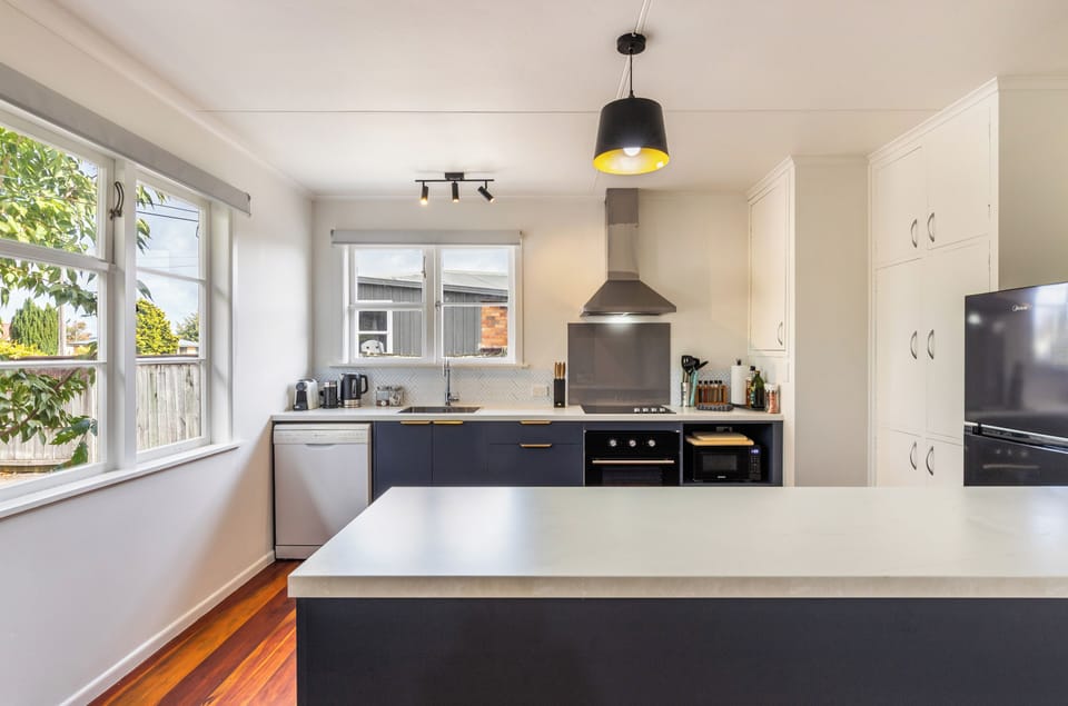 enjoy a nice winter fire while enjoying your home cooked meals with our spacious kitchen