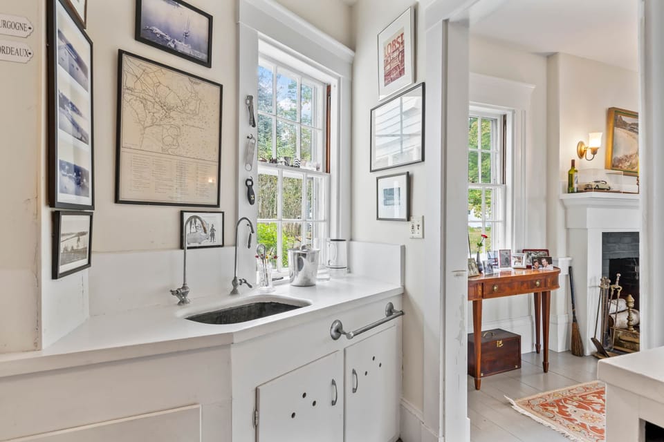 Pantry between kitchen and formal dining room
