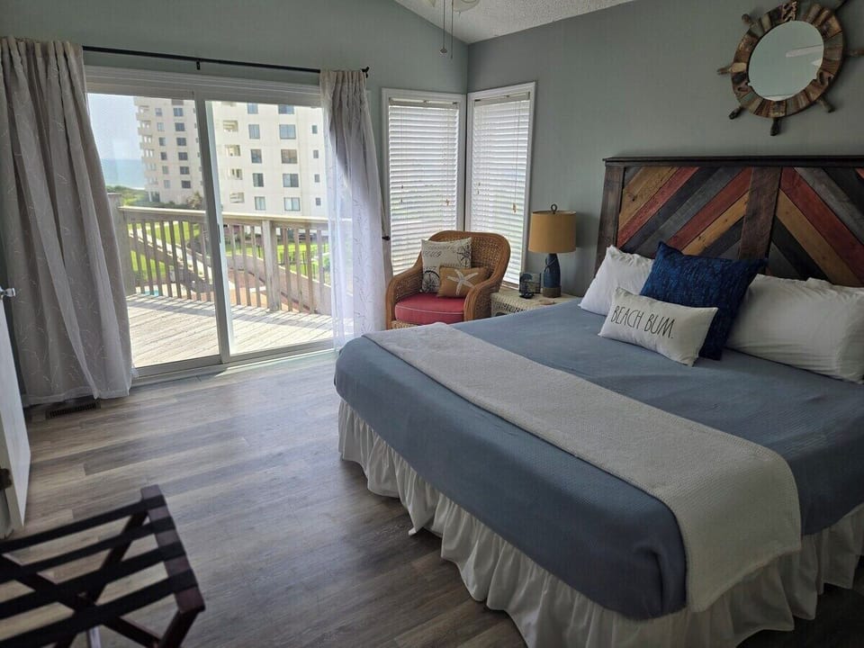 Master bedroom with great views of the ocean