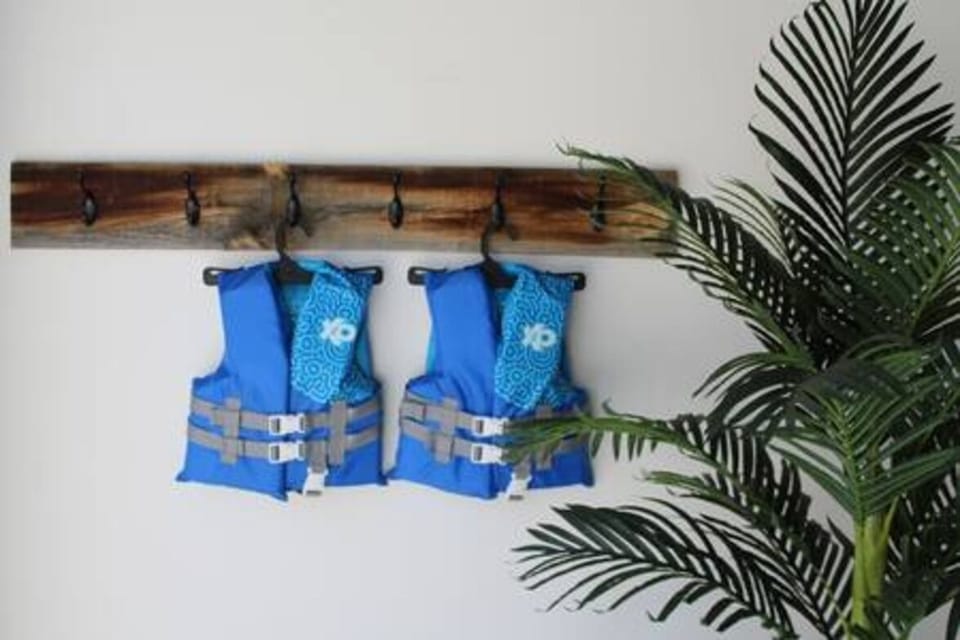 Two children's life jackets provided for your little ones 