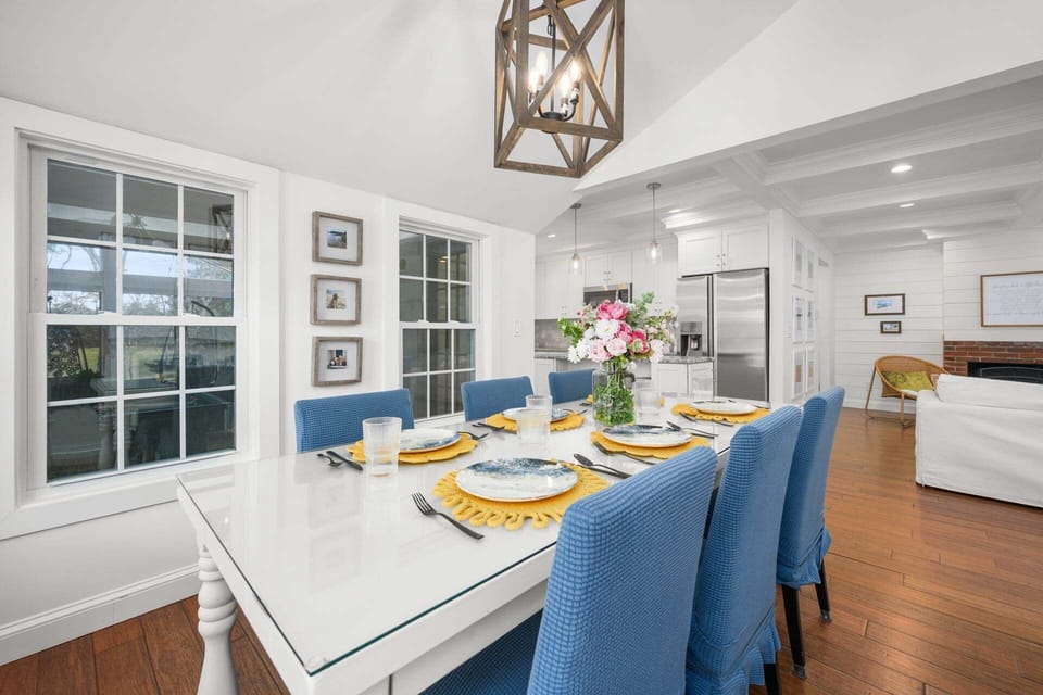 Dining area with comfortable seating