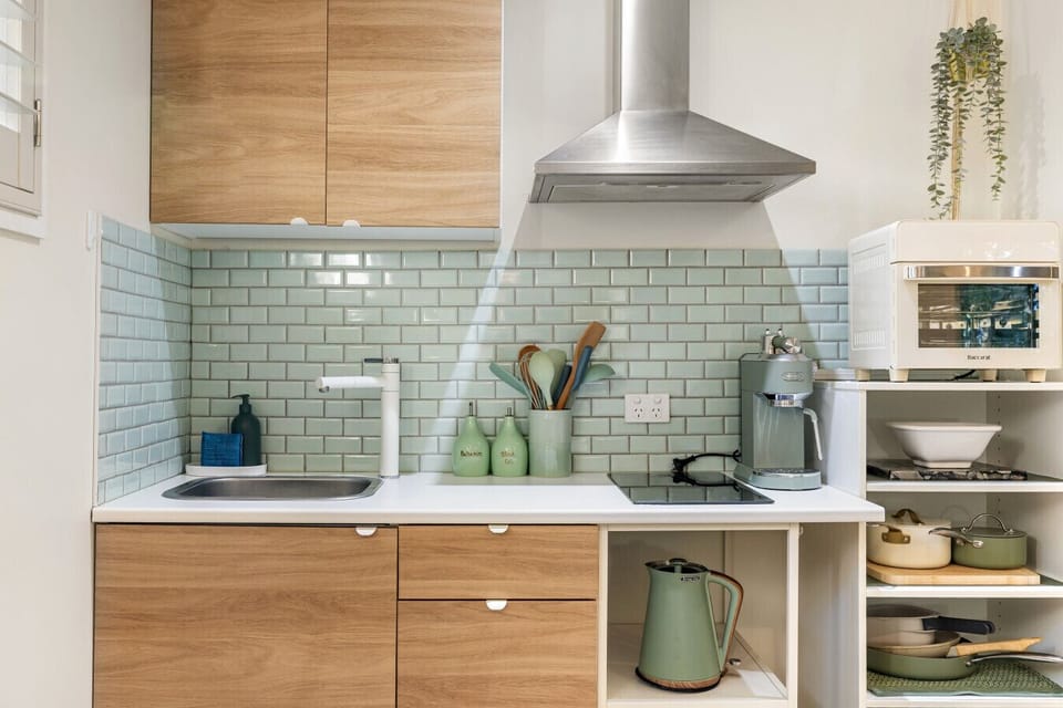 Fully equipped Kitchenette with Induction cooktop, Air fryer and Espresso Machine