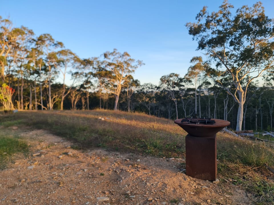 Exterior: Woodfire barbecue