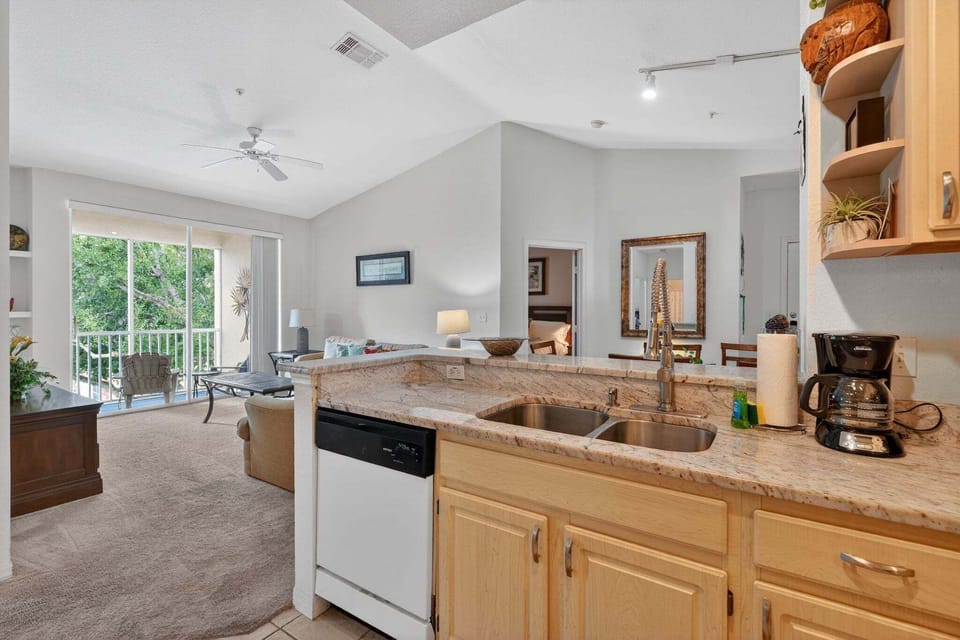 Indoors, Kitchen, Sink, Appliance, Ceiling Fan