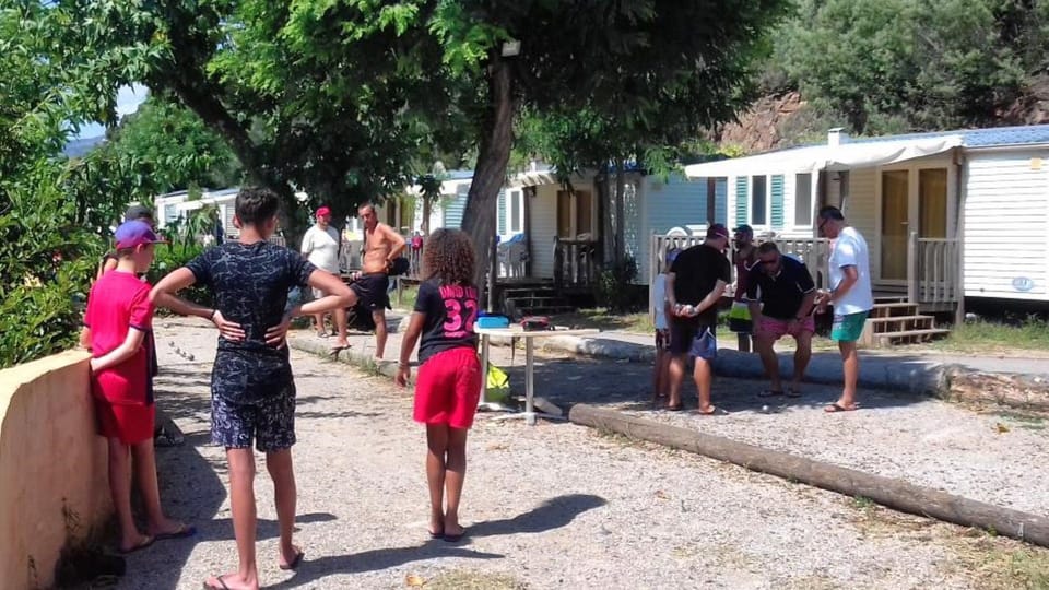 What would be a holiday without a friendly game of pétanque?