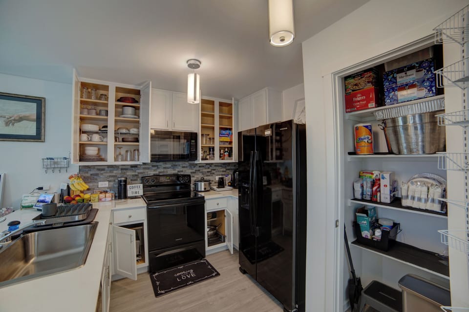 Kitchen and pantry view