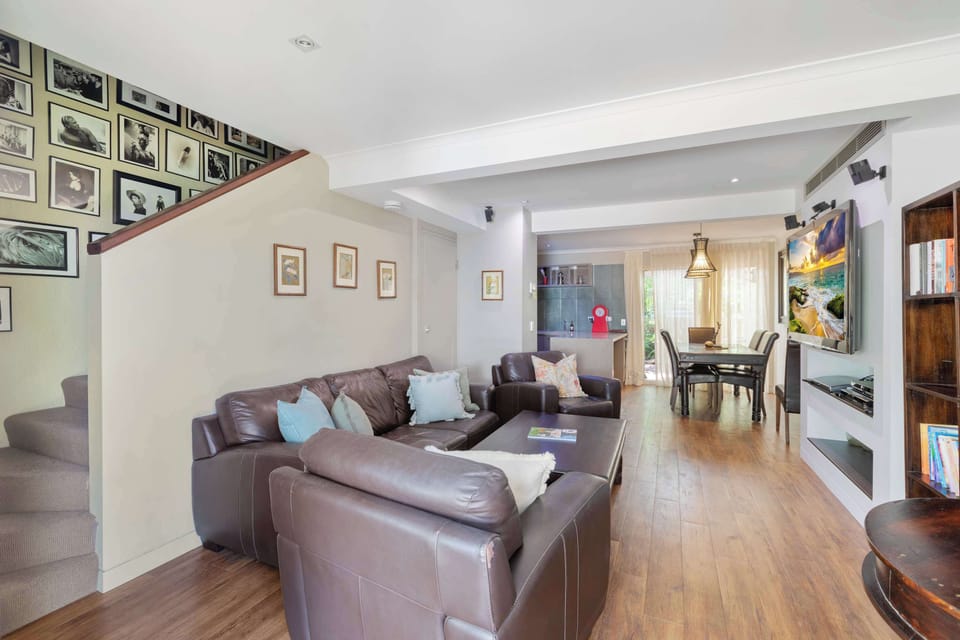 Spacious lounge area perfect for relaxing after a day exploring Noosa