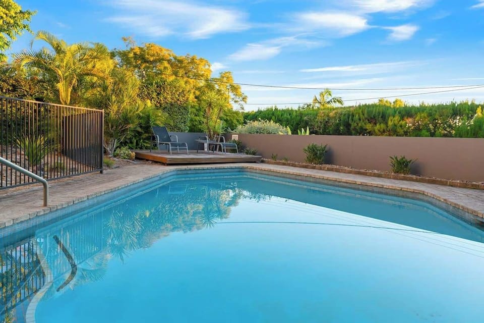 Shared pool to cool down on those balmy summer days.