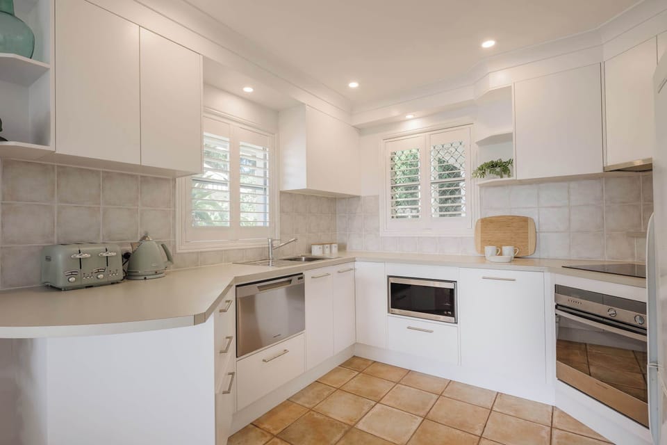 Fully equipped kitchen with everything needed for holiday dining