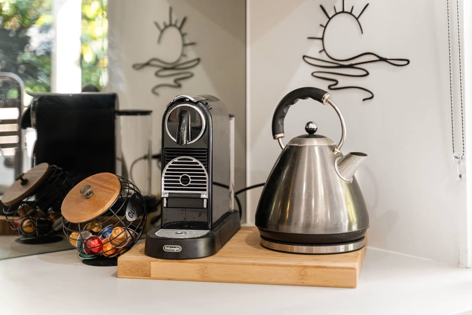 Sip your morning coffee while listening to the ocean nearby.