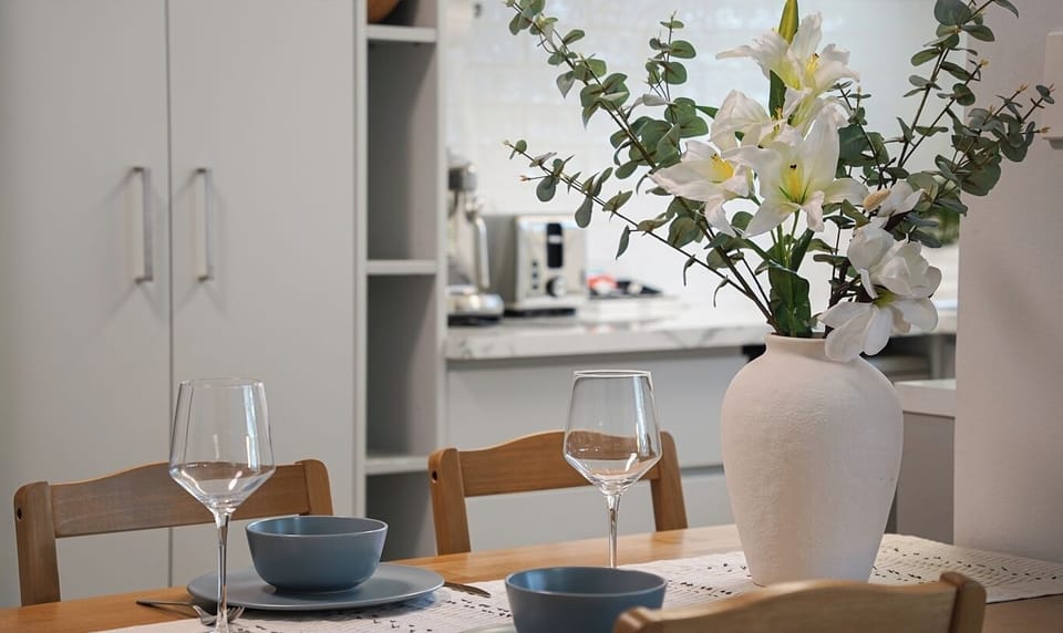 Cozy dining space for meals