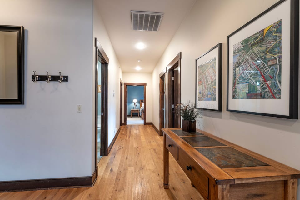 Hallway to bedrooms. | Main Level