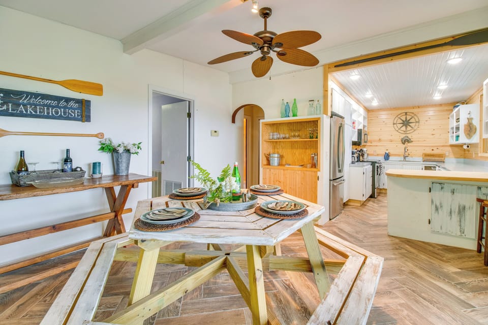 Main House Dining Area | Dishes & Flatware Provided
