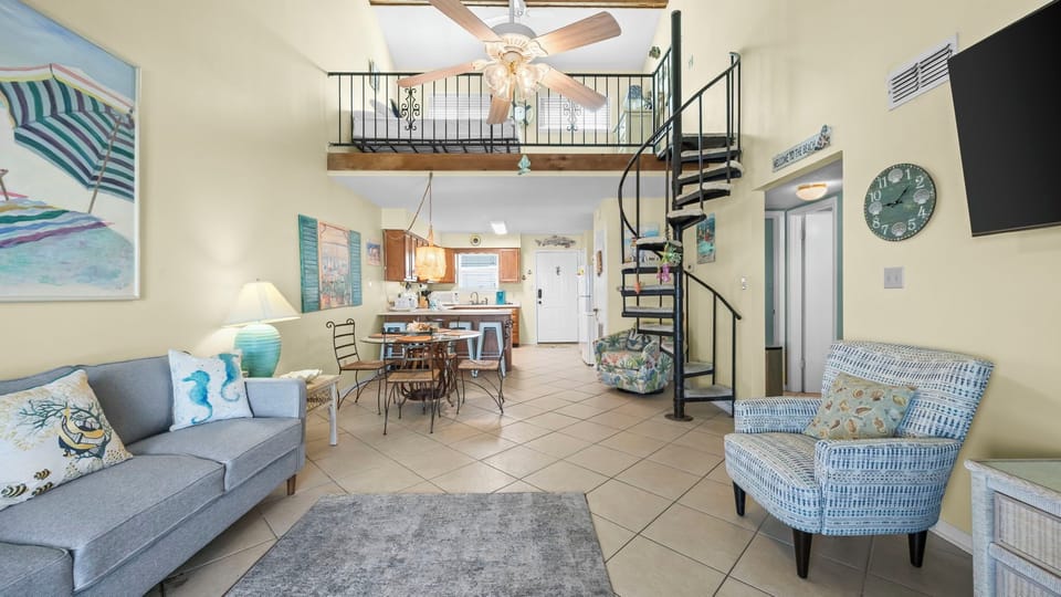 Lagoon Run 312 - Bright open-concept living area featuring a loft.